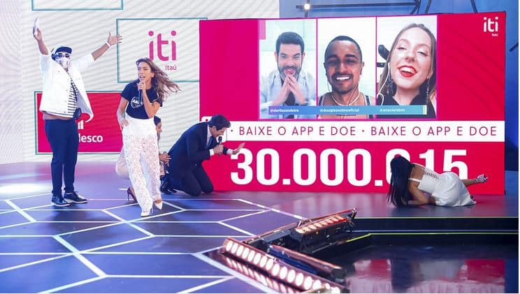 Teleton sem Silvio Santos, bate a meta de R$ 30 milhões em arrecadação (Foto: Reprodução/SBT)