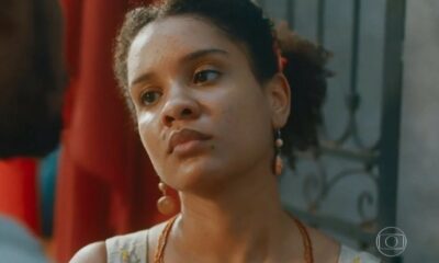 Nos Tempos do Imperador: Zayla é pega na mentira e leva sermão de Cândida (Reprodução/Globo)