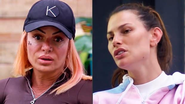 Valentina e Dayane em A Fazenda (Foto: Reprodução)