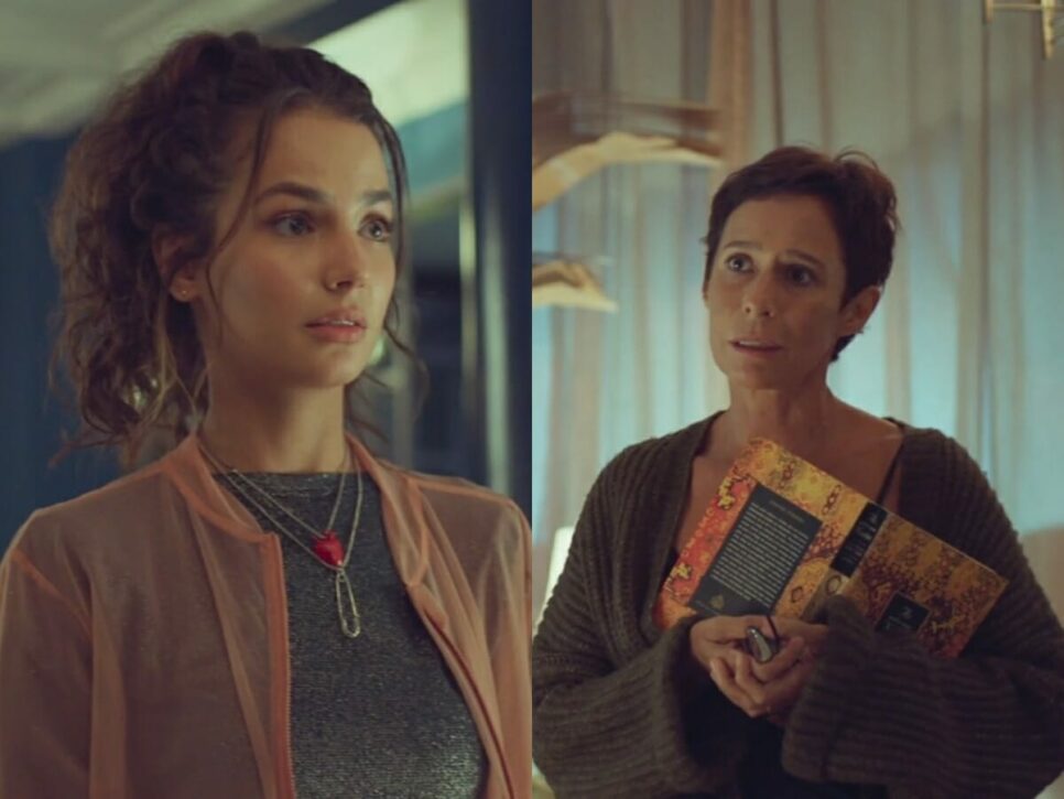 Cecília (Fernanda Marques) e Rebeca (Andrea Beltrão) de Um Lugar ao Sol (Reprodução - TV Globo)