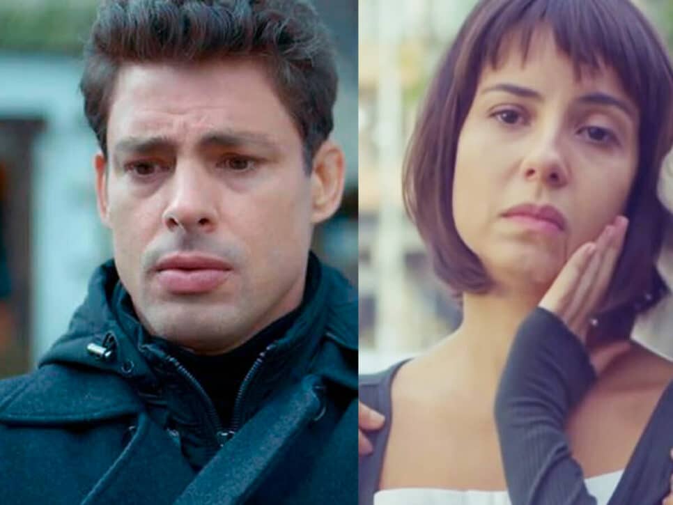 Renato/Christian (Cauã Reymond) e Lara (Andréia Horta) em Um Lugar ao Sol (Reprodução/TV Globo).