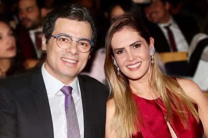 Celso Portiolli fala sobre relação com Suzana Marchi durante Programa Silvio Santos do SBT apresentado por Patrícia Abravanel (Foto: Reprodução)