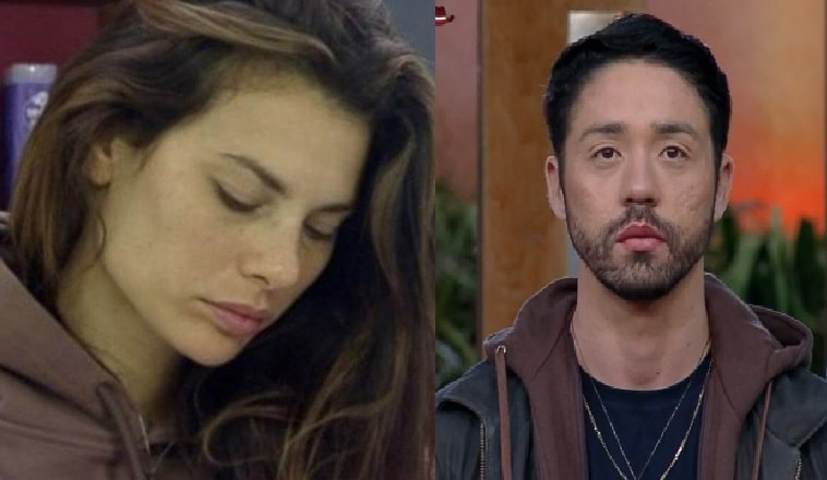 Dayane e Rico em A Fazenda (Foto: Reprodução)