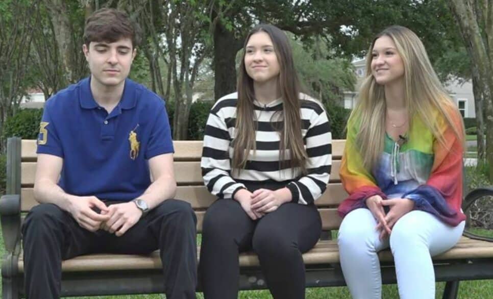 Marina, Sofia e João Augusto, filhos de Gugu Liberato já brigaram na Justiça pela herança do pai (Foto: Reprodução)