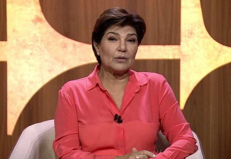 A famosa jornalista e apresentadora da Globo, Cristina Lôbo (Foto: Reprodução)