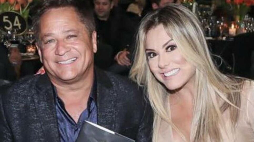 Leonardo e a esposa, Poliana Rocha (Foto: Reprodução)