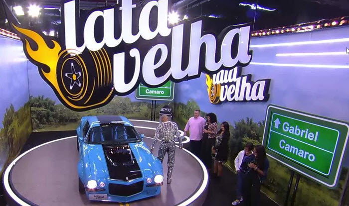 Carro reformado pelo Lata Velha (Foto: Reprodução)