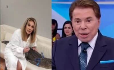 Imagem do post Lucimara Parisi relembra passado com Silvio Santos: “Ele dava porrada no cenário”