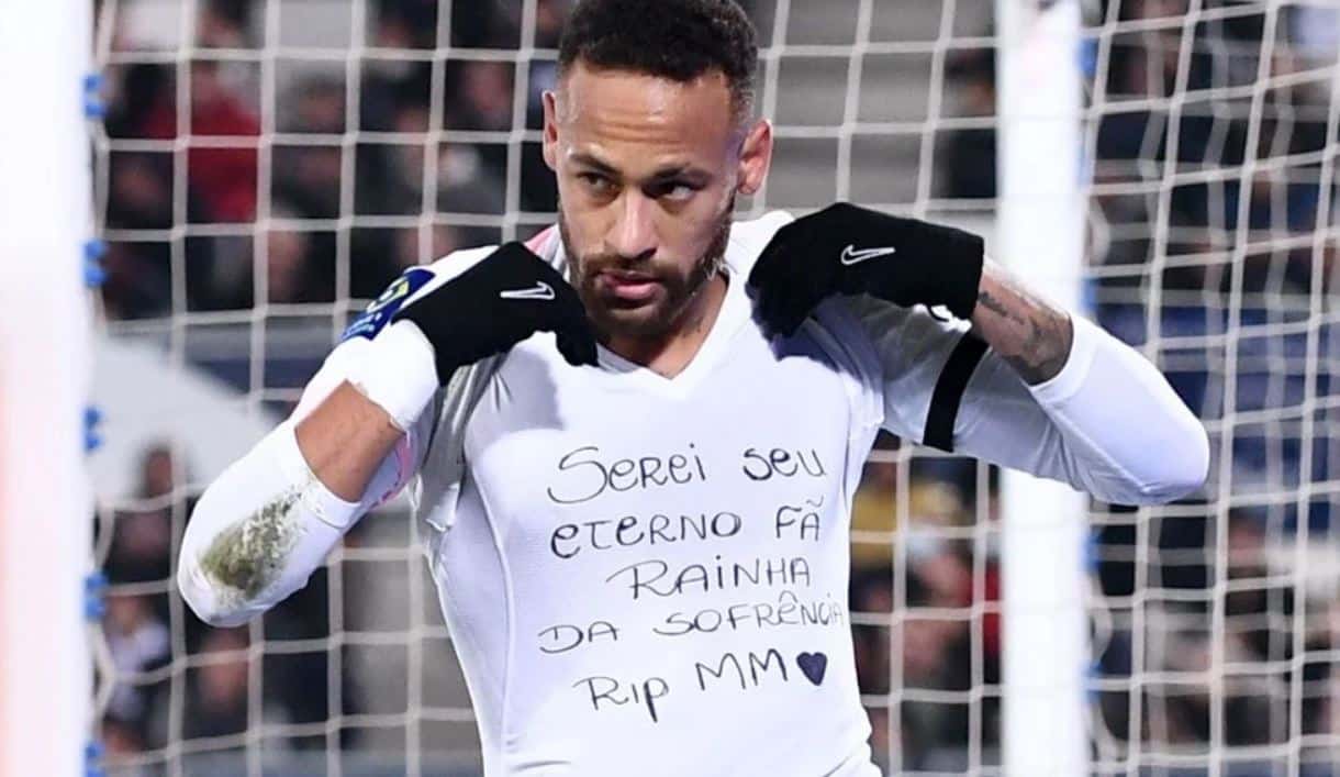 Neymar homenageia Marília Mendonça (Foto: Reprodução)