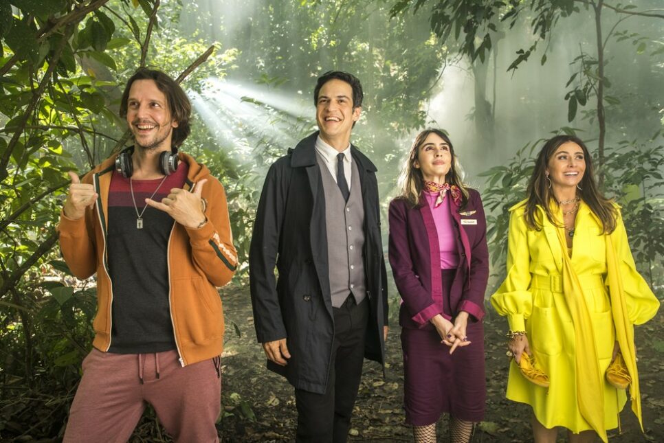 Quanto Mais Vida, Melhor!: Neném (Vladimir Brichta), Paula (Giovanna Antonelli), Guilherme (Mateus Solano) e Flávia (Valentina Herszage) (Foto: Reprodução)