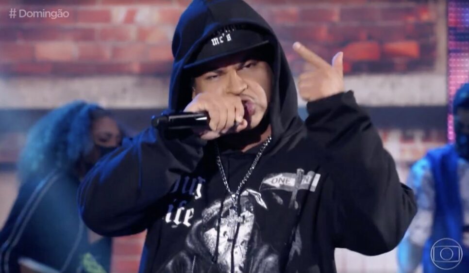 Show dos Famosos: Robson Nunes homenageia Mano Brown (Foto: Reprodução)