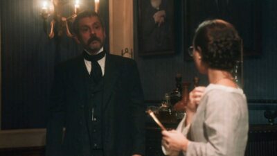 Nos Tempos do Imperador: Tonico (Alexandre Nero) e Dolores (Daphne Bozaski) (Foto: Reprodução)