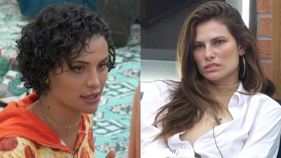 A Fazenda: Aline se revolta com reclamações de Dayane (Reprodução/PlayPlus)