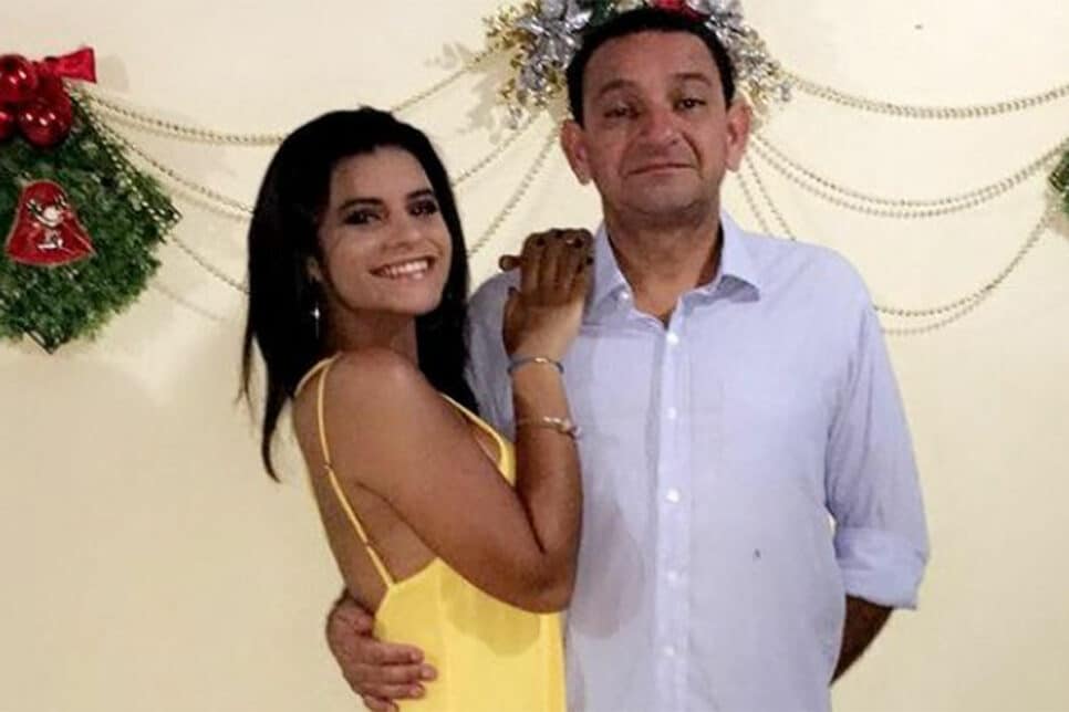 Piloto conversou com a filha, Vitória Dias, após o acidente (Foto: Reprodução)