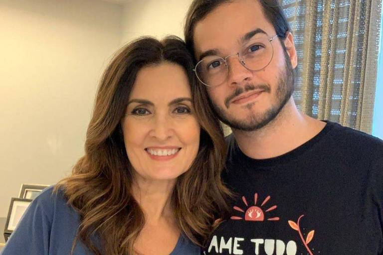 Fátima Bernardes e Túlio Galhêda (Foto: Reprodução)