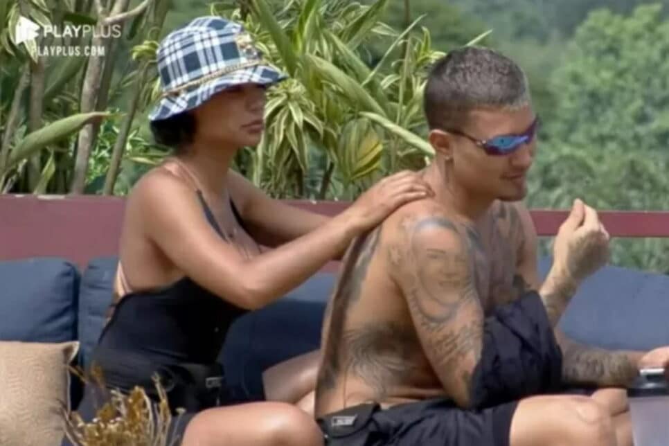 A Fazenda 13: Aline Mineiro e MC Gui se aproximaram nas últimas semanas (Foto: Reprodução)