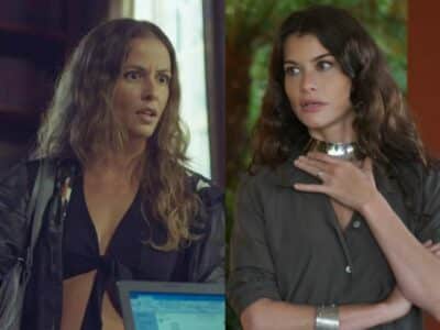 Érica (Fernanda de Freitas) e Bárbara (Alinne Moraes) em Um Lugar ao Sol (Reprodução/Globo)