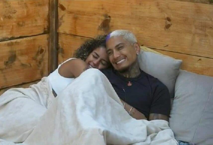 Dynho Alves e Sthefane Matos em A Fazenda 13 (Foto: Reprodução)