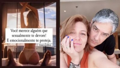 Natasha Dantas abriu vida íntima com William Bonner (Foto: Reprodução)