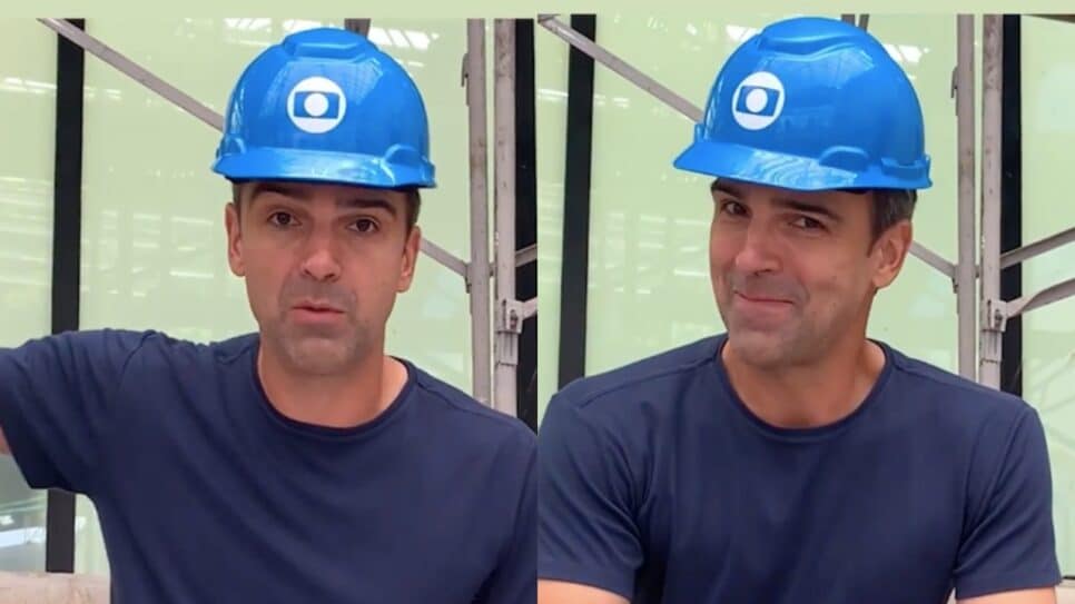 Tadeu Schmidt é o apresentador do BBB 22 (Foto: Reprodução)