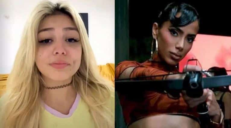 Melody chora de desespero por música banida e faz apelo à Anitta (Foto: Reprodução)