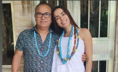 Anitta não esconde sua fé e agradece seu Pai de Santo(Foto: Reprodução)