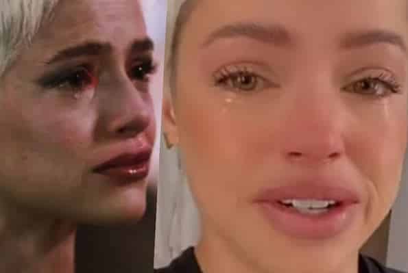Agatha Moreira chora ao desabafar sobre final de Verdades Secretas 2 (Foto: Reprodução)