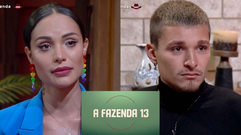 A Fazenda 13: Aline Mineiro e MC Gui são os eliminados da penúltima roça