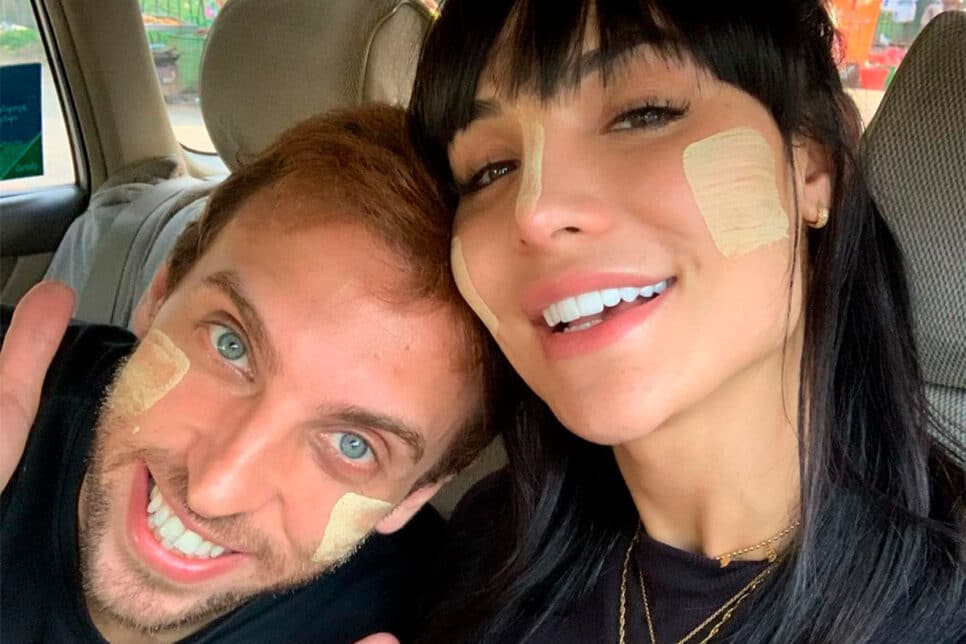 Leo Lins e Aline Mineiro (Reprodução)