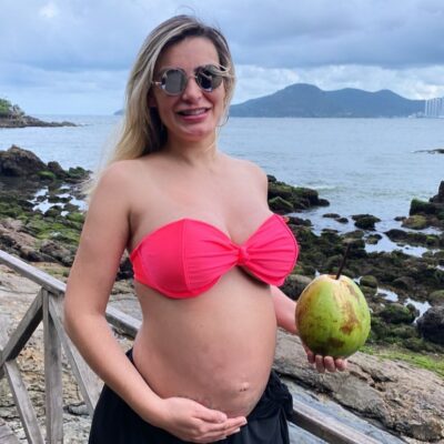 Antes mesmo de nascer, bebê de Andressa Urach já foi 'assaltado': 'Revoltante' Foto: Reprodução