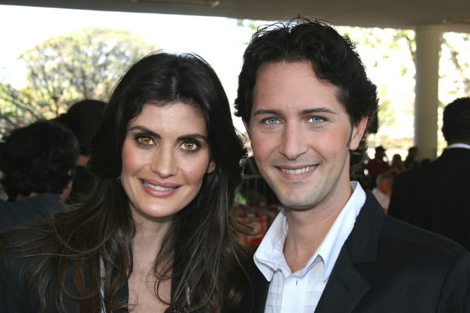 Arlindo Grund e Isabella Fiorentino do Esquadrão da Moda do SBT (Foto: Reprodução)