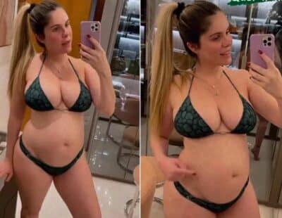 Imagem do post Grávida, Bárbara Evans mostra celulites no corpo e desabafa: “Vergonha”