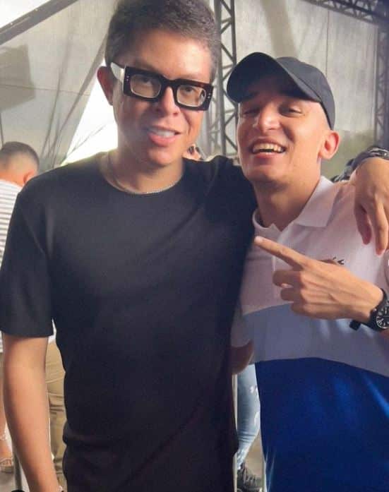 DJ Ivis se encontra com João Gomes (Foto: Reprodução)