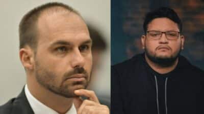 Imagem do post Eduardo Bolsonaro cria Fake News com cantor Maurílio na UTI e gera revolta: “Tamanho do desrespeito”