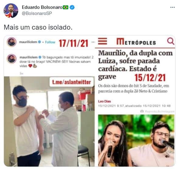 Fake News do político (Foto: Reprodução)