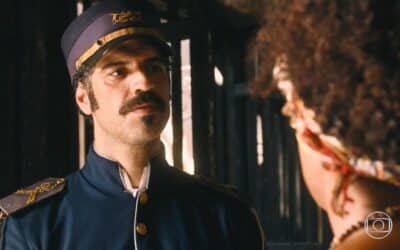 Nos Tempos do Imperador: Borges faz pedido de prisão para Luísa: 'Ladrões de escravos' Foto: Reprodução