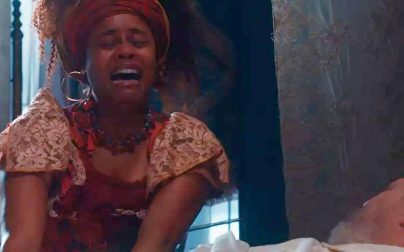 Nos Tempos do Imperador: Lupita fica desesperada ao assistir morte de Batista