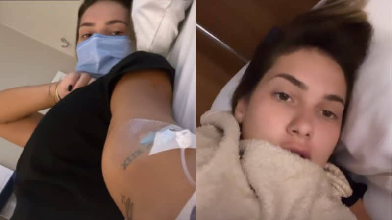 Virgínia Fonseca se sente mal em voo e vai para o hospital: 'Dor muito forte'