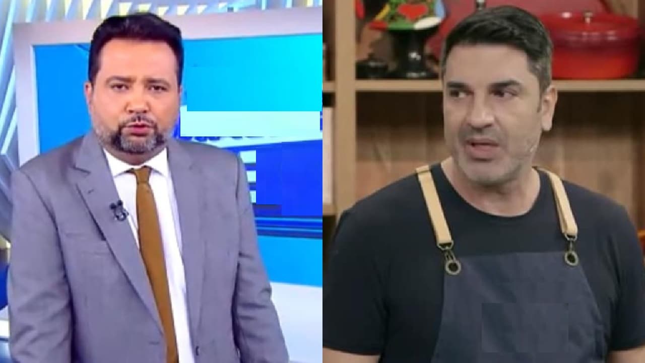 Edu Guedes fala sobre Geraldo Luís no The Chef da Record (Foto: Reprodução)