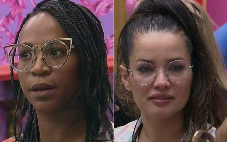 Juliette passa a perna em Karol Conká no Globoplay (Foto: Reprodução)