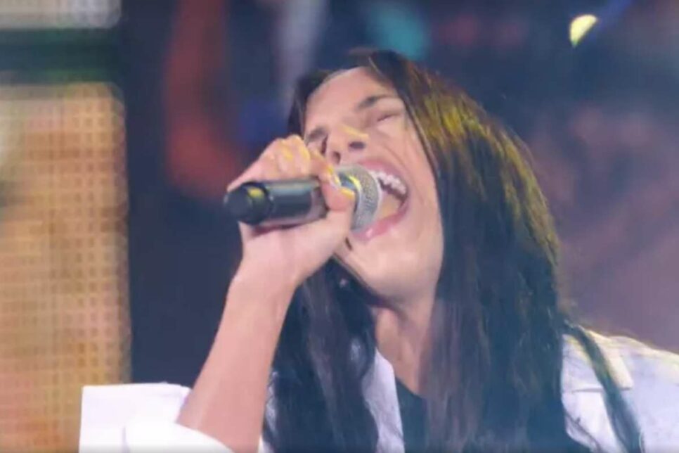 Show dos Famosos: Mariana Rios homenageou Alanis Morissette (Foto: Reprodução)