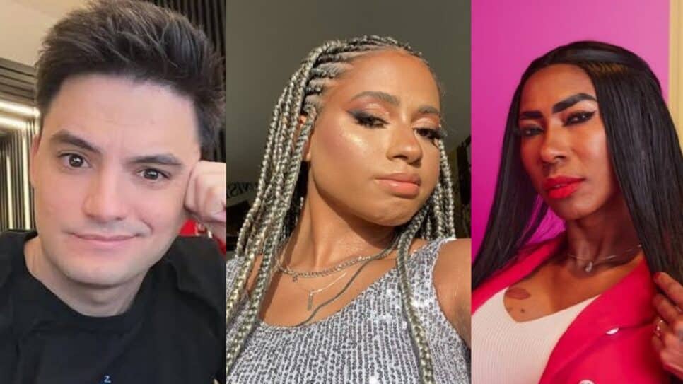 MC Loma, Felipe Neto e Inês Brasil são especulados no BBB22 (Foto: Reprodução)