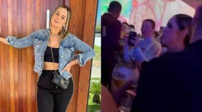 Pamella Holanda apareceu se divertindo ao som de DJ Ivis (Foto: Reprodução)