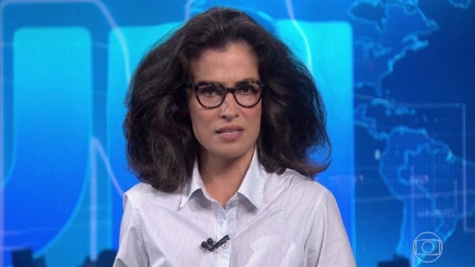 Globo Apresentadora Renata Vasconcellos (Foto: Reprodução)