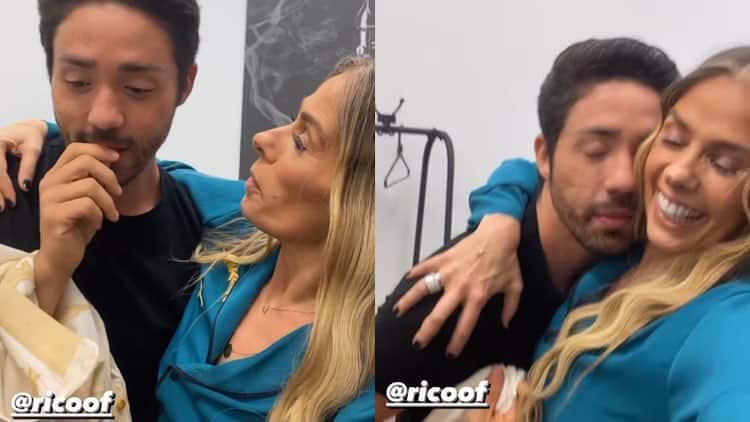 Adriane Galisteu e Rico Melquiades (Foto: Reprodução)