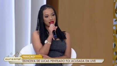 Ex-noiva de Lucas Penteado, Júlia Franhani (Foto: Reprodução/RedeTV!)
