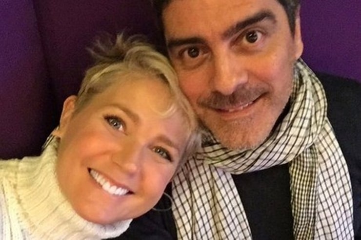 Programa Eliana: Xuxa e Junno Andrade participaram do quadro Minha Mulher é Que Manda (Foto: Reprodução)