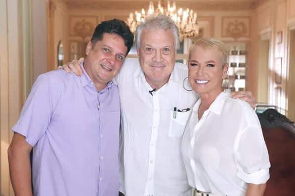 Xuxa reencontra ator do polêmico filme Amor, Estranho Amor (Foto: Reprodução)