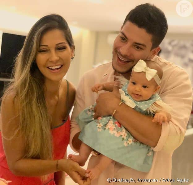 BBB 22: Filha de Arthur Aguiar é internada na UTI (Foto: Reprodução)