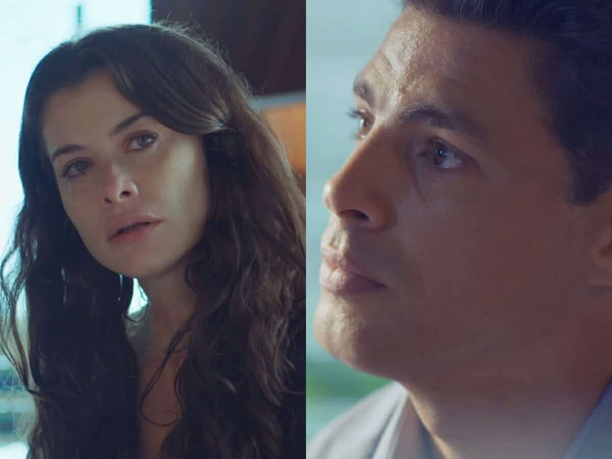 Bárbara (Alinne Moraes) e Christian (Cauã Reymond) de Um Lugar ao Sol (Reprodução - TV Globo)